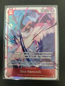 Boa Hancock OP12-014 SR Legacy of the Master - ONE PIECE Card Game ENGLISH - Image 1