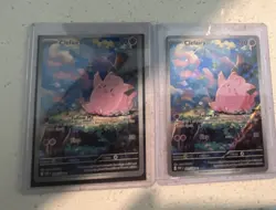 Pokemon TCG Clefairy 094/088 2 lot English Holo Cards - Image 1