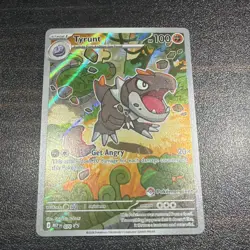 Pokemon TCG Perfect Order Stamped Pokemon Center Tyrunt Promo Card 070 Holo - Image 1