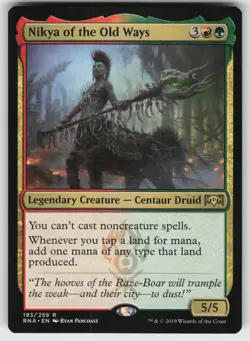 Nikya of the Old Ways R Ravnica Allegiance 193 MTG - Image 1