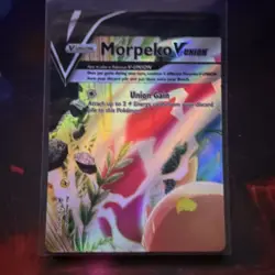 Pokemon Morpeko V-Union Lot 4 Cards Holo English TCG Collectible 2022 - Image 2