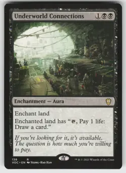 Underworld Connections R Commander: Innistrad: Crimson Vow 138 MTG - Image 1
