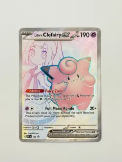 Lillie's Clefairy ex - SV: Scarlet & Violet Promo Cards 195 Promo NM - Image 1