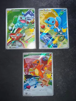 Pokemon Card Ita - Trio Starter Kanto - Primi Compagni Avventura MEP #37/38/39 - Image 1