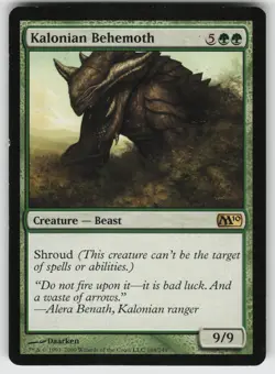 Kalonian Behemoth R Magic 2010 (M10) 188 MTG - Image 1