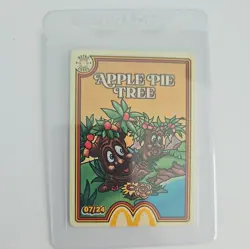 "NEW" Apple Pie Tree Card (07/24) McDonalds Cards 2026 UnRedeemed Trading Card - Image 1