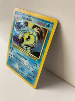 Gyarados 6/102 Base Set Holo Rare Pokemon Card WOTC 1999 MP/LP - Image 5