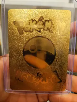 Garchomp V Gold Foil Fan Art Vinyl Textured Collector Pokemon Card Sonic Strike - Image 2