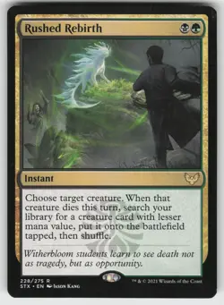 Rushed Rebirth R Strixhaven: School of Mages 228 MTG - Image 1