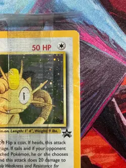 Sealed Game Boy WOTC Meowth #10 Black Star Promo Pokemon Card ⭐👀 - Image 2