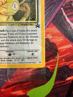 Sealed Game Boy WOTC Meowth #10 Black Star Promo Pokemon Card ⭐👀 - Image 3