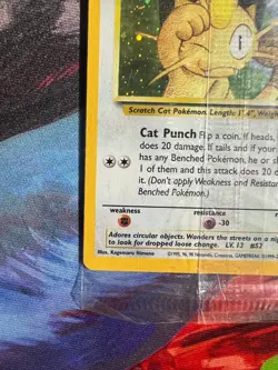 Sealed Game Boy WOTC Meowth #10 Black Star Promo Pokemon Card ⭐👀 - Image 4