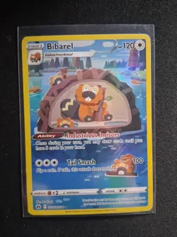 Pokemon TCG Bibarel Holo Ultra Rare Card Crown Zenith-Galarian Gallery GG25/GG70 - Image 1