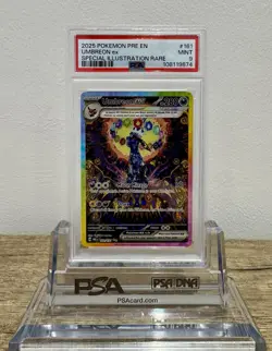 Umbreon EX Prismatic Evolutions Holo Card 161/131 Pokemon PSA - Image 1