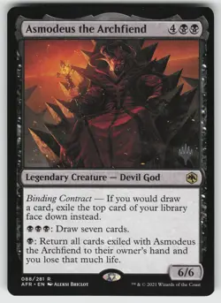 Asmodeus the Archfiend R Promo Pack: Adventures in the Forgotten Realms 88 MTG - Image 1
