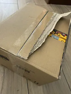 NARUTO MYTHOS TCG Sealed Case 12x Booster Box - ENGLISH 1ST EDITION *damaged box - Image 3