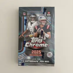 Topps 2025 Chrome Football NFL Hobby Box | New & Sealed - Image 1