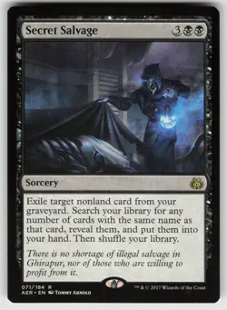 Secret Salvage R Aether Revolt 71 MTG - Image 1