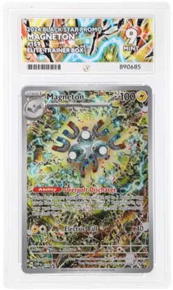 Magneton SSP Elite Trainer Box #159 2024 SVP EN Black Star Promo Ace 9 Mint - Image 1
