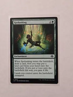 Spelunking - Lost Caverns of Ixalan - LP - Uncommon - Enchantment - Image 1