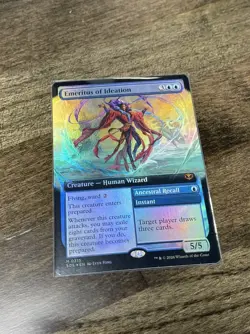 Emeritus of Ideation Extended Art Secrets of Strixhaven NM 315 MTG Magic Foil - Image 1