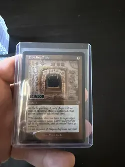 Magic The Gathering Howling Mine Retro Frame Foil Serialized 261/500. Super Rare - Image 1