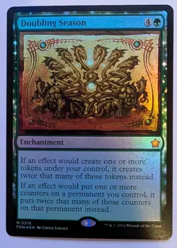 Doubling Season Foundations #216 Foil NM - Image 1