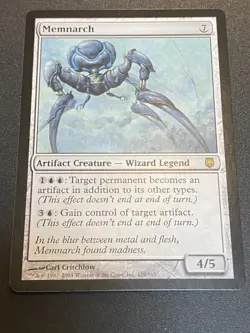2004 WotC MAGIC the Gathering DARKSTEEL unplayed mint rare MEMNARCH - Image 1