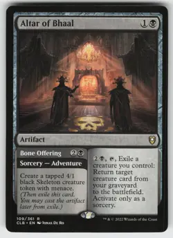Altar of Bhaal R Commander Legends: Battle for Baldur's Gate 109 MTG - Image 1