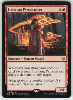 Irencrag Pyromancer R Throne of Eldraine 128 MTG - Image 1