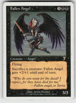 Fallen Angel R 7th Edition 134 MTG - Image 1