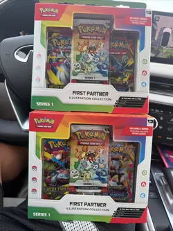 Pokemon TCG First Partner Illustration Collection Series 1 New Sealed - Image 1