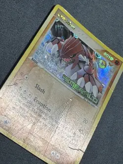 Pokemon EX Emerald Groudon #14/106 Reverse Holo Card Eng DMG - Image 3