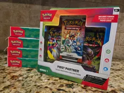 Lot of 5 - Pokemon TCG First Partner Illustration Collection Box Series 1 - Image 3
