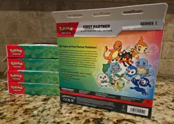 Lot of 5 - Pokemon TCG First Partner Illustration Collection Box Series 1 - Image 4