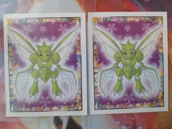 1999 Pokemon Scyther #123 Merlin Sticker LP-NM - Image 2