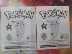 1999 Pokemon Scyther #123 Merlin Sticker LP-NM - Image 3