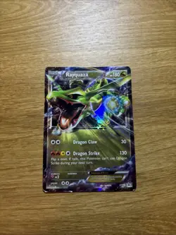 Pokemon TCG Rayquaza-EX XY73 Holo Promo Rare LP - Image 1