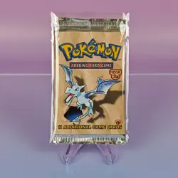 AERODACTYL POKEMON 1999 FOSSIL 1ST EDITION BOOSTER PACK ENGLISH - Image 1
