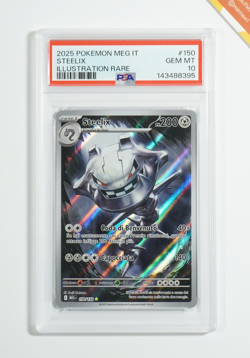 Pokemon PSA 10 Steelix #150 Megaevoluzione Illustration Rare 2025 Italiano - Image 1