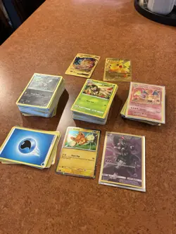 Huge Pokemon Card Lot - 220+ Cards! Armored Mewtwo Promo, Charizard, Holos! - Image 1