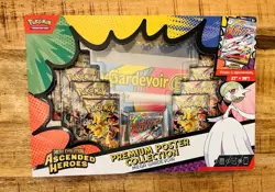 🔥Pokemon TCG Premium Poster Collection Mega Gardevoir New and Sealed Box !! - Image 1