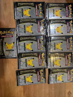 Pokemon Celebrations Booster Pack Lot Of 11 - Image 1