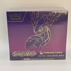 Sealed Scarlet & Violet Pokemon Center Elite Trainer Box Exclusive Miraidon SV01 - Image 1