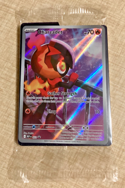 Pokemon Phantasmal Flames ETB- SEALED CHARCADET Black Star Promo 22 - Image 1