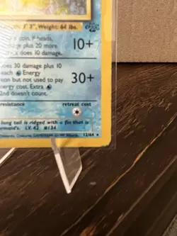 Pokemon Vaporeon Jungle Holo Rare Unlimited 12/64 1999 80 HP English - Image 4