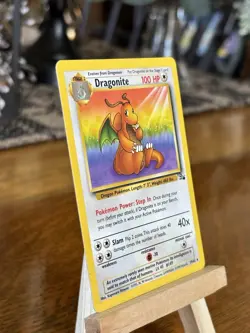 Vintage Dragonite 19/62 Fossil Non-Holo Pokemon TCG WOTC - Image 2