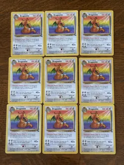 Vintage Dragonite 19/62 Fossil Non-Holo Pokemon TCG WOTC - Image 4