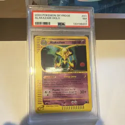 Pokemon 2003 Alakazam H1 Skyridge Holo Rare PSA 7 - Image 1