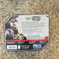 Pokemon Scarlet & Violet Paldean Fates Charizard Tin Box Promo 6 Packs Sealed - Image 2